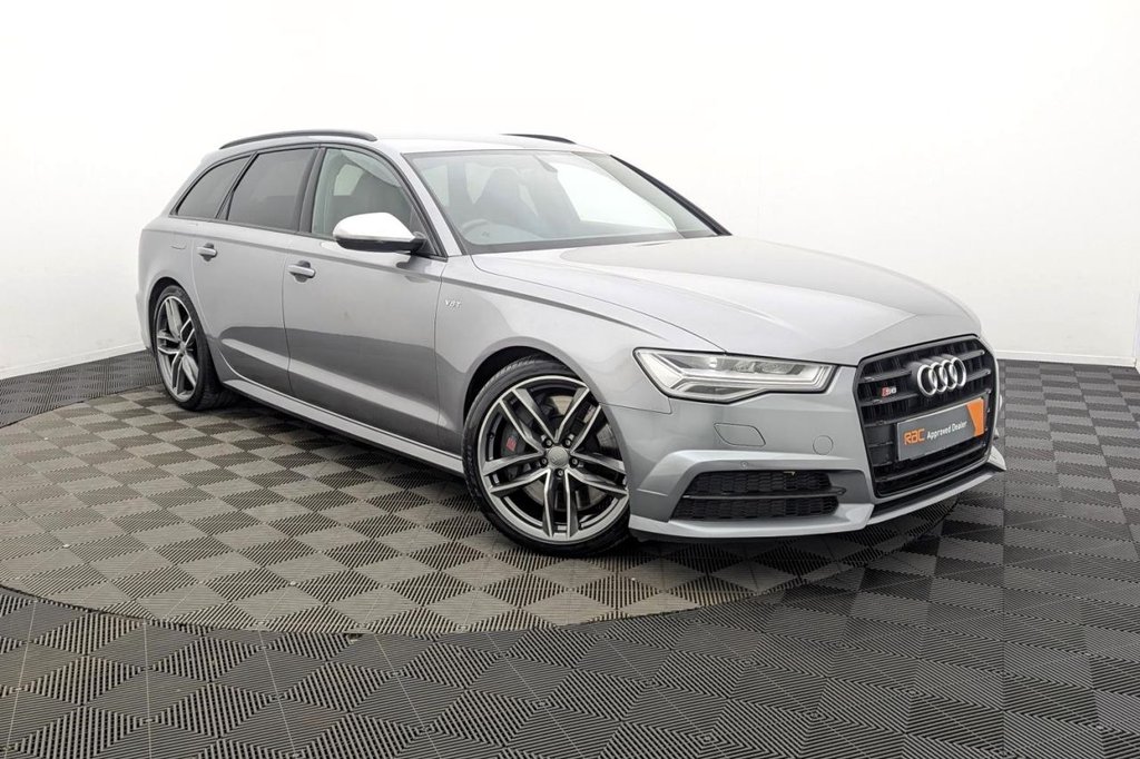 USED 2018 68 AUDI S6 AVANT 4.0 TFSI V8 Black Edition Estate 5dr Petrol S Tronic quattro Euro 6 (s/s) (450 ps) 4WD, Full Leather, Sat Nav