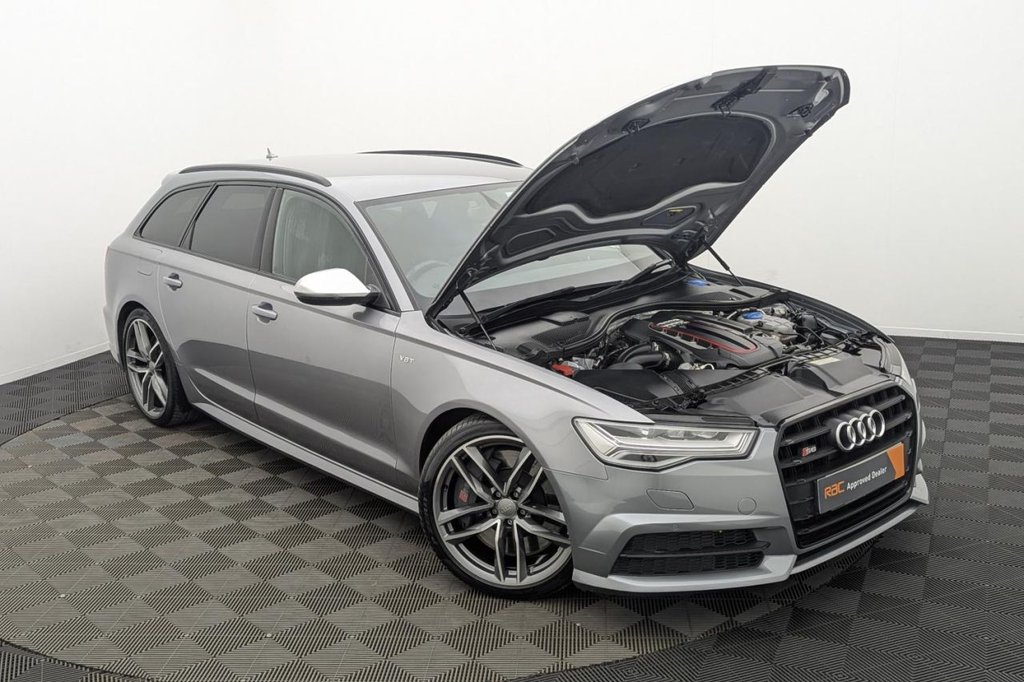USED 2018 68 AUDI S6 AVANT 4.0 TFSI V8 Black Edition Estate 5dr Petrol S Tronic quattro Euro 6 (s/s) (450 ps) 4WD, Full Leather, Sat Nav