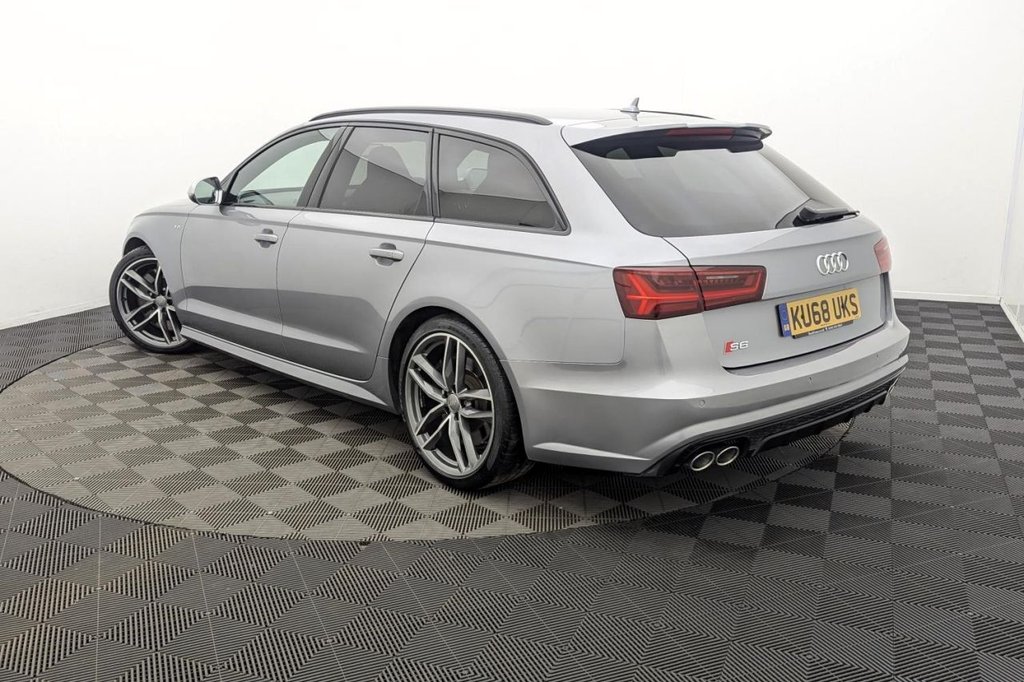 USED 2018 68 AUDI S6 AVANT 4.0 TFSI V8 Black Edition Estate 5dr Petrol S Tronic quattro Euro 6 (s/s) (450 ps) 4WD, Full Leather, Sat Nav