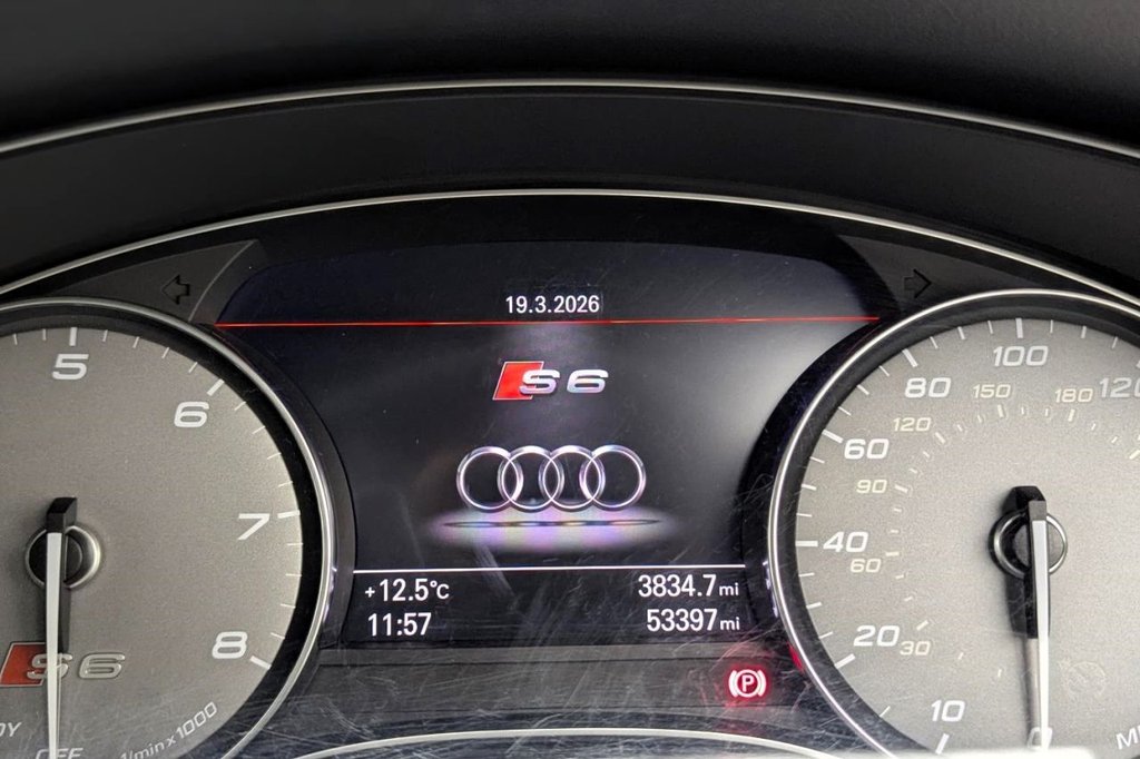 USED 2018 68 AUDI S6 AVANT 4.0 TFSI V8 Black Edition Estate 5dr Petrol S Tronic quattro Euro 6 (s/s) (450 ps) 4WD, Full Leather, Sat Nav