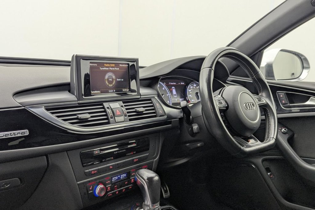 USED 2018 68 AUDI S6 AVANT 4.0 TFSI V8 Black Edition Estate 5dr Petrol S Tronic quattro Euro 6 (s/s) (450 ps) 4WD, Full Leather, Sat Nav