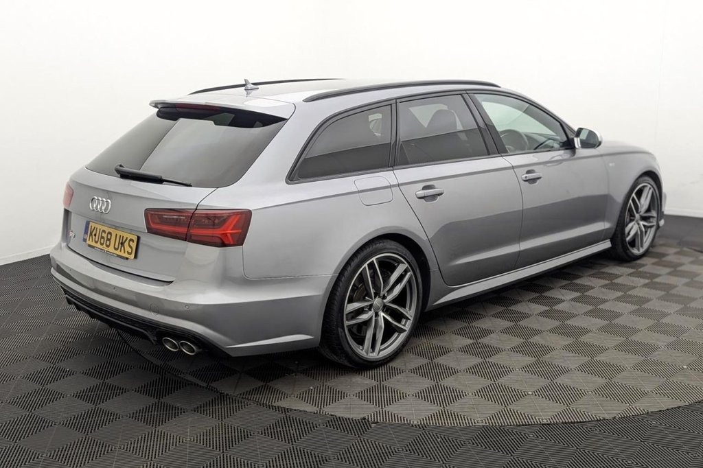 USED 2018 68 AUDI S6 AVANT 4.0 TFSI V8 Black Edition Estate 5dr Petrol S Tronic quattro Euro 6 (s/s) (450 ps) 4WD, Full Leather, Sat Nav