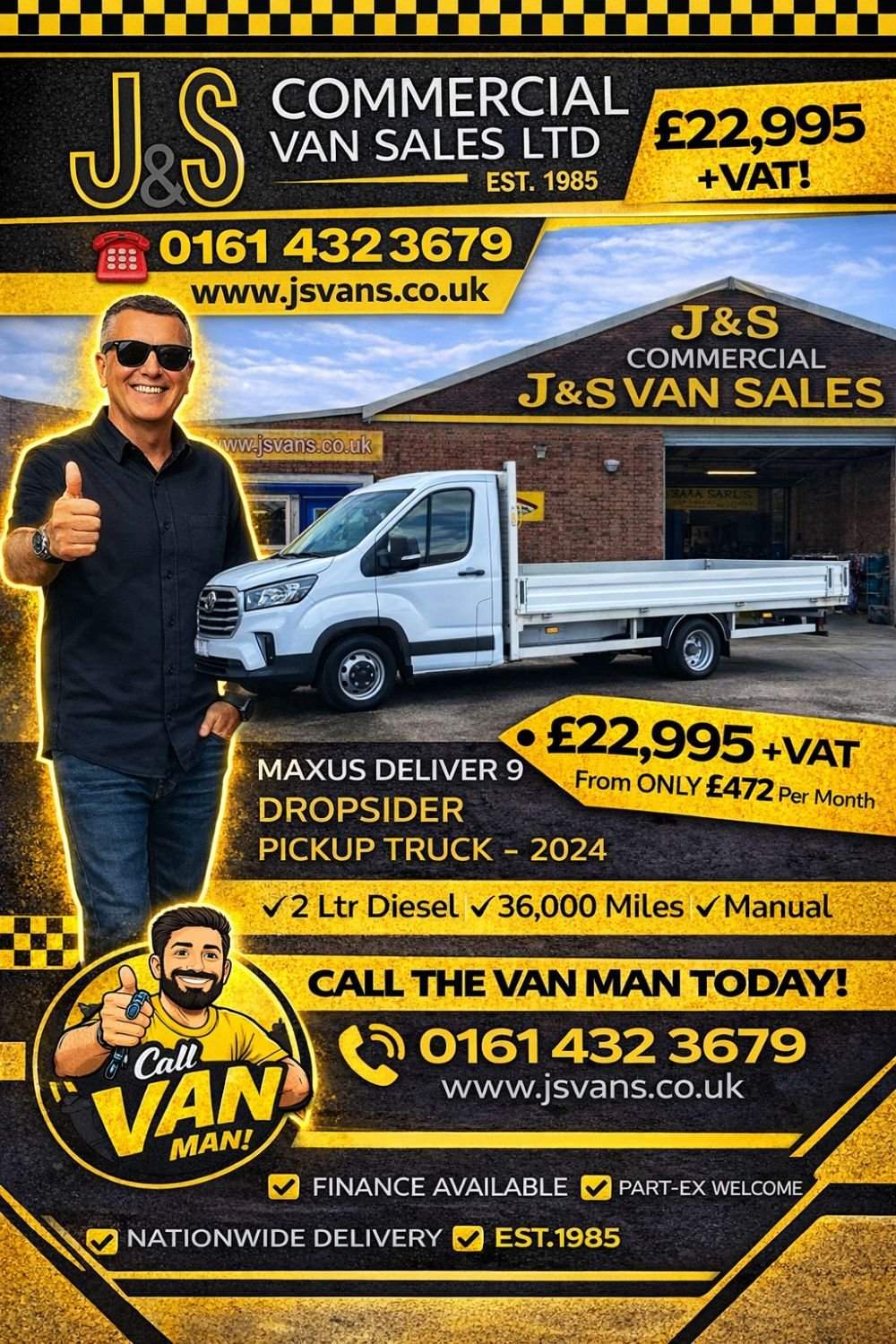 2024 Maxus Deliver 9 2.0TDI L3 SRW MC