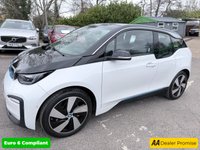 USED 2020 70 BMW I3 White 42.2kWh electric hatchback, 25,450 miles, Automatic, 19in alloys, CarPlay/Android Auto, Sat nav, Rear camera, Heated seats, DAB, A/C. This 2020 BMW i3 presents an exceptional ownership proposition, having been meticulously maintained by a single owner and boasting remarkably low mileage for its age at just 25,450 miles. As a fully electric vehicle, it offers an impressive battery total capacity of 42 kWh, providing a maximum range of 190 miles when new. Charging is convenient, with a full charge at home using a 7kW charger taking approximately 5 hours and 15 minutes, while rapid public charging can replenish the battery from e