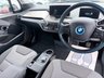 USED 2020 70 BMW I3 White 42.2kWh electric hatchback, 25,450 miles, Automatic, 19in alloys, CarPlay/Android Auto, Sat nav, Rear camera, Heated seats, DAB, A/C. This 2020 BMW i3 presents an exceptional ownership proposition, having been meticulously maintained by a single owner and boasting remarkably low mileage for its age at just 25,450 miles. As a fully electric vehicle, it offers an impressive battery total capacity of 42 kWh, providing a maximum range of 190 miles when new. Charging is convenient, with a full charge at home using a 7kW charger taking approximately 5 hours and 15 minutes, while rapid public charging can replenish the battery from e