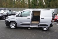 USED 2023 73 PEUGEOT PARTNER 1.5 BlueHDi 1000 Professional Premium + Standard Panel Van 5dr Diesel Manual SWB Euro 6 (s/s) (100 bhp) Metallic Grey, Service History