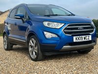USED 2019 19 FORD ECOSPORT 1.0T EcoBoost GPF Titanium SUV 5dr Petrol Manual Euro 6 (s/s) (125 ps) 57631 miles