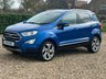 USED 2019 19 FORD ECOSPORT 1.0T EcoBoost GPF Titanium SUV 5dr Petrol Manual Euro 6 (s/s) (125 ps) 57631 miles
