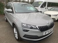USED 2020 70 SKODA KAROQ 1.0 TSI SE Technology SUV 5dr Petrol Manual Euro 6 (s/s) (116 ps) SAT NAV, APPLE CAR PLAY, LANE ASSIST AND BLIND SPOT DETECTION
