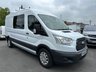 USED 2018 68 FORD TRANSIT 2.0 350 EcoBlue Crew Van Double Cab 6dr Diesel Manual FWD L3 H2 Euro 6 (130 ps) NO. VAT JUST 49K WITH AIR CON !!! 7 SEAT CREW VAN WITH AIR CON !!!!
