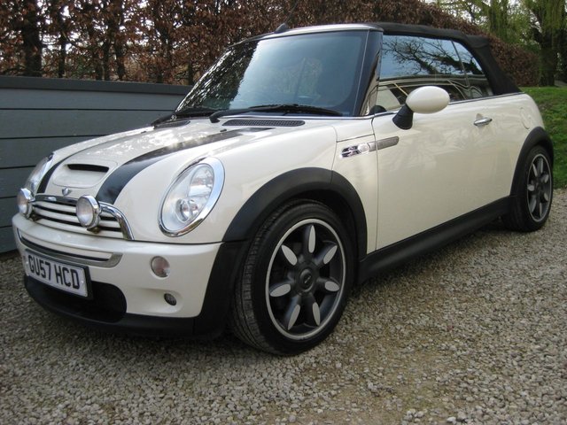 2007 COOPER S SIDEWALK CONVERTIBLE 2DR PETROL MANUAL EURO 4 170 PS 3,590 PER... photo