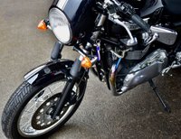 USED 2009 TRIUMPH Thruxton 900 865 Roadster/Retro (69 ps) A cool, low mileage collectable Caf&eacute; Racer here, a great colour scheme on what are becoming a rare sight these days.