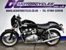 USED 2009 TRIUMPH Thruxton 900 865 Roadster/Retro (69 ps) A cool, low mileage collectable Caf&eacute; Racer here, a great colour scheme on what are becoming a rare sight these days.