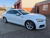 USED 2018 68 AUDI A5 2.0 TFSI S line Coupe 2dr Petrol S Tronic Euro 6 (s/s) (190 ps) Reversing cam, Satnav, LED, Leather interior