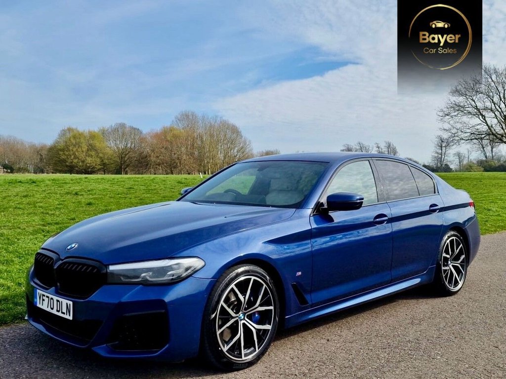USED 2020 70 BMW 5 SERIES 2.0 520d MHT M Sport Saloon 4dr Diesel Hybrid Steptronic xDrive Euro 6 (s/s) (190 ps) FINANCE AVAILABLE