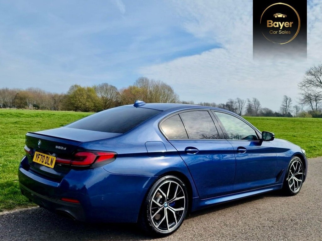 USED 2020 70 BMW 5 SERIES 2.0 520d MHT M Sport Saloon 4dr Diesel Hybrid Steptronic xDrive Euro 6 (s/s) (190 ps) FINANCE AVAILABLE