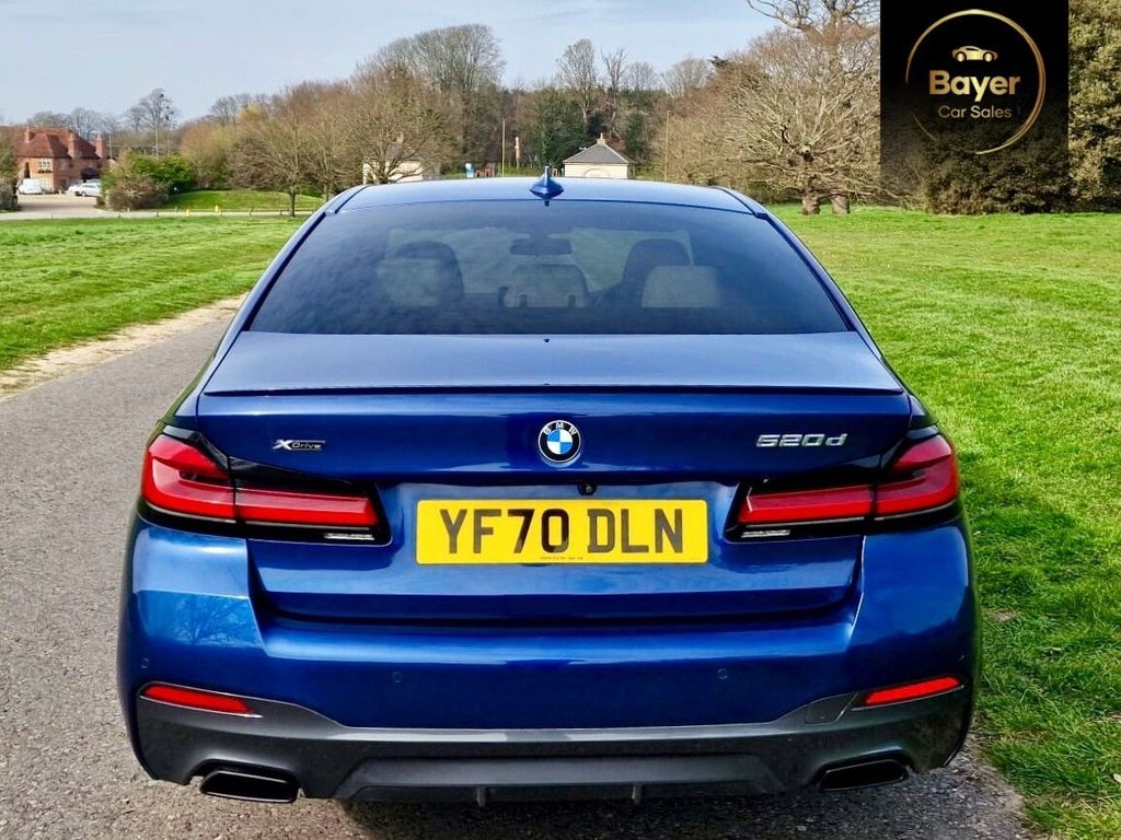 USED 2020 70 BMW 5 SERIES 2.0 520d MHT M Sport Saloon 4dr Diesel Hybrid Steptronic xDrive Euro 6 (s/s) (190 ps) FINANCE AVAILABLE