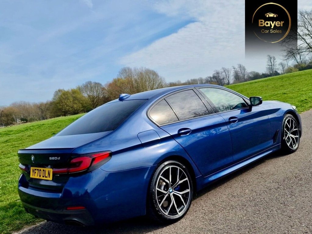 USED 2020 70 BMW 5 SERIES 2.0 520d MHT M Sport Saloon 4dr Diesel Hybrid Steptronic xDrive Euro 6 (s/s) (190 ps) FINANCE AVAILABLE
