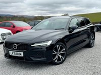 USED 2021 VOLVO V60 2.0h T6 Recharge 11.6kWh R-Design Estate 5dr Petrol Plug-in Hybrid Auto AWD Euro 6 (s/s) (340 ps) 