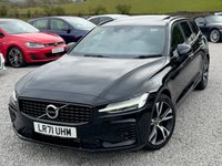 USED 2021 VOLVO V60 2.0h T6 Recharge 11.6kWh R-Design Estate 5dr Petrol Plug-in Hybrid Auto AWD Euro 6 (s/s) (340 ps) 