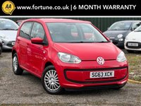 USED 2013 63 VOLKSWAGEN UP! 1.0 Move up! Hatchback 5dr Petrol Manual Euro 5 (60 ps) 