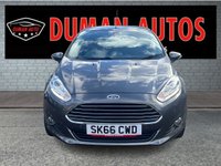 USED 2016 66 FORD FIESTA 1.0T EcoBoost Titanium Hatchback 5dr Petrol Powershift Euro 6 (100 ps) PARKING SENSORS+ PRIVACY GLASS+ SPARE WHEEL+ REVERSING CAMERA+ BLUETOOTH+ CLIMATE CONTROL+ AUX+ CD PLAYER+ KEYLESS+ AUTO HEADLIGHTS+ 16 INCH ALLOY WHEELS+ SERVICE HISTORY+