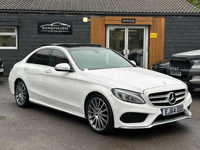 2014 64 Mercedes-Benz C-Class 2.1 C220 BlueTEC AMG Line (Premium) Saloon 4dr Diesel G-Tronic+ Euro 6 (s/s) (170 ps)