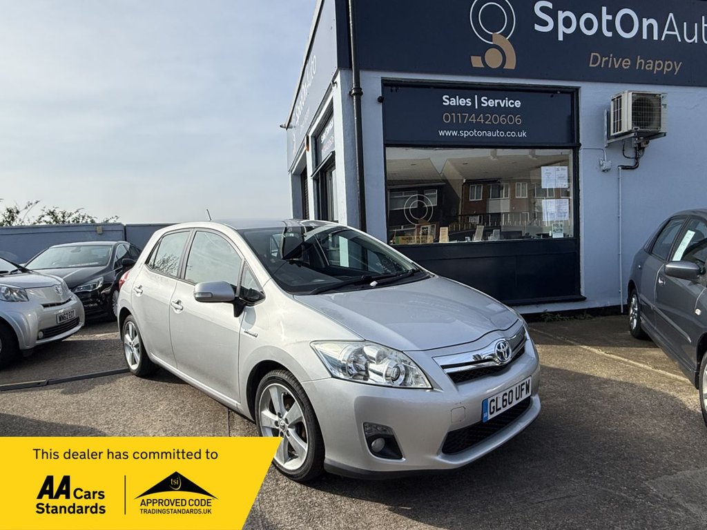 USED 2011 60 TOYOTA AURIS 1.8 VVT-h T4 Hatchback 5dr Petrol Hybrid CVT Euro 5 (s/s) (136 ps) AUTO+HYBRID+SENSORS+HISTORY