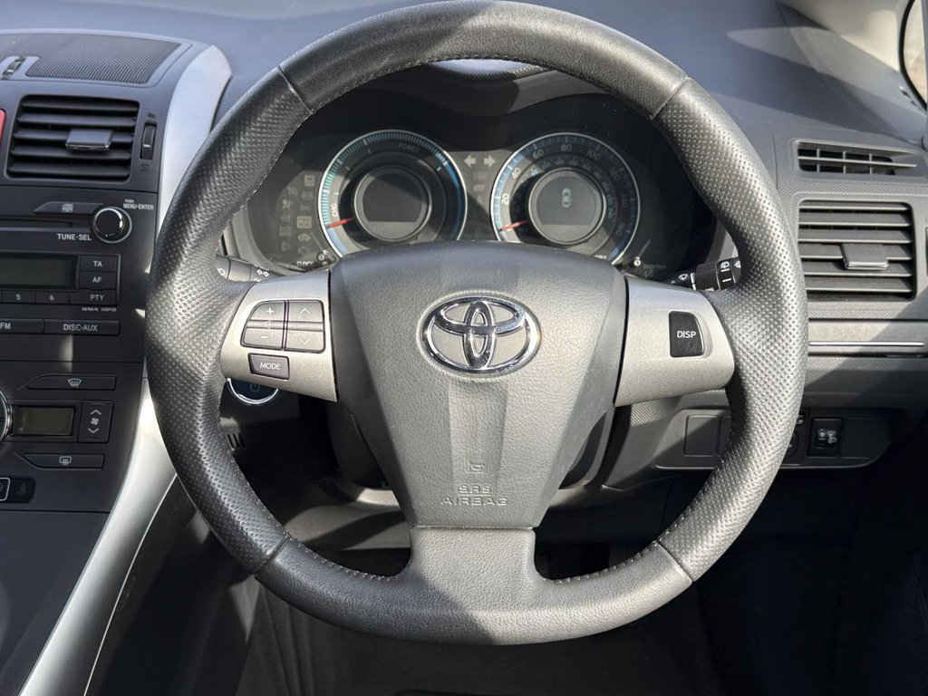 USED 2011 60 TOYOTA AURIS 1.8 VVT-h T4 Hatchback 5dr Petrol Hybrid CVT Euro 5 (s/s) (136 ps) AUTO+HYBRID+SENSORS+HISTORY