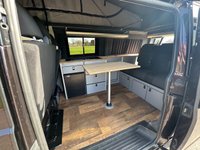 USED 2017 17 VOLKSWAGEN TRANSPORTER 4 BERTH LUXURY CAMPERVAN LONG WHEEL BASE 150 BHP  LONG WHEEL BASE WITH RIB BED