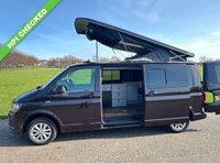 USED 2017 17 VOLKSWAGEN TRANSPORTER 4 BERTH LUXURY CAMPERVAN LONG WHEEL BASE 150 BHP  LONG WHEEL BASE WITH RIB BED