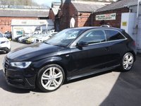 USED 2013 13 AUDI A3 2.0 TDI S line Hatchback 3dr Diesel Manual Euro 5 (s/s) (150 ps) * SERVICE HISTORY + &pound;20 TAX  *