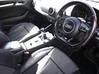 USED 2013 13 AUDI A3 2.0 TDI S line Hatchback 3dr Diesel Manual Euro 5 (s/s) (150 ps) * SERVICE HISTORY + &pound;20 TAX  *