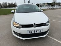 USED 2014 14 VOLKSWAGEN POLO 1.2 Match Edition Hatchback 5dr Petrol Manual Euro 5 (60 ps) USB, 12m MOT INCLUDED, NICE CAR