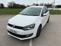 USED 2014 14 VOLKSWAGEN POLO 1.2 Match Edition Hatchback 5dr Petrol Manual Euro 5 (60 ps) USB, 12m MOT INCLUDED, NICE CAR
