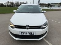 USED 2014 14 VOLKSWAGEN POLO 1.2 Match Edition Hatchback 5dr Petrol Manual Euro 5 (60 ps) USB, 12m MOT INCLUDED, NICE CAR