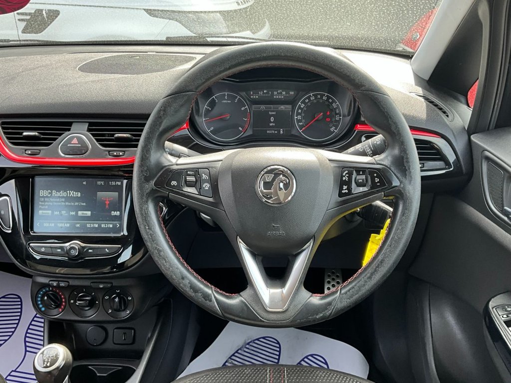 USED 2016 66 VAUXHALL CORSA 1.4i ecoFLEX SRi Hatchback 5dr Petrol Manual Euro 6 (90 ps) Rear Camera, Cruise Control