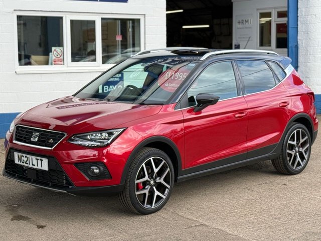 2021 21 Seat Arona 1.0 TSI FR Red Edition SUV 5dr Petrol Manual Euro 6 (s/s) (110 ps)