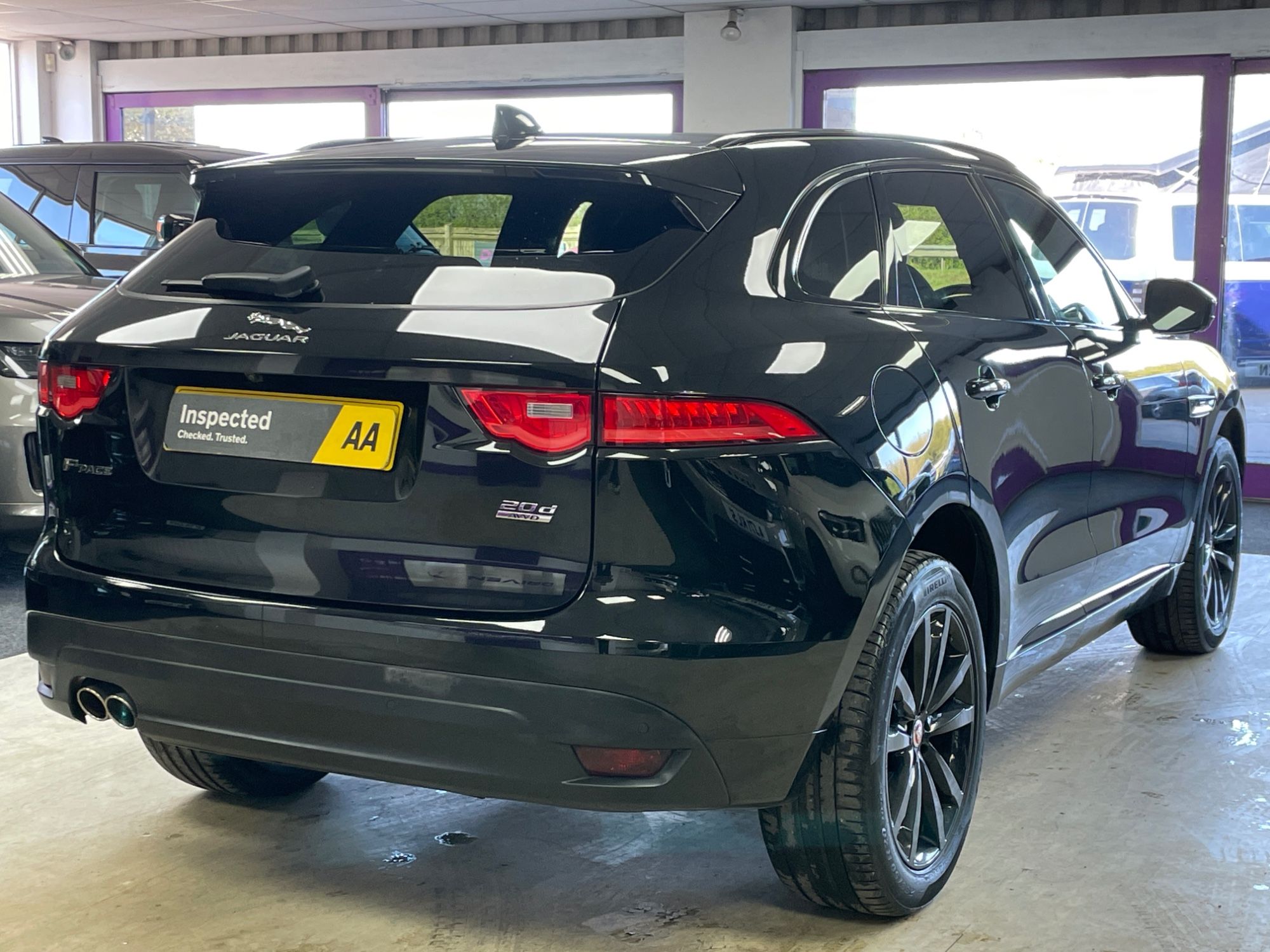 USED 2020 20 JAGUAR F-PACE 2.0 D180 Chequered Flag SUV 5dr Diesel Auto AWD Euro 6 (s/s) (180 ps) 
