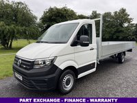 USED 2022 22 VOLKSWAGEN CRAFTER 2.0Tdi 3.5t. Extra Long 6m (20ft) Dropside, Eu.6 XLWB, Air Con,140Bhp Air Con, FVWSH, FREE UK* Delivery