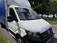 USED 2022 22 VOLKSWAGEN CRAFTER 2.0 3.5t. 5.2m (17ft) Curtainside + or - Tail Lift, Sprinter Size, Eu 6 140Bhp 8ft (2.4m) Internal Height, Air Con