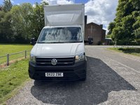 USED 2022 22 VOLKSWAGEN CRAFTER 2.0 3.5t. 5.2m (17ft) Curtainside + or - Tail Lift, Sprinter Size, Eu 6 140Bhp 8ft (2.4m) Internal Height, Air Con