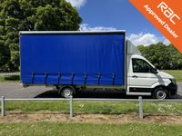 USED 2022 22 VOLKSWAGEN CRAFTER 2.0 3.5t. 5.2m (17ft) Curtainside + or - Tail Lift, Sprinter Size, Eu 6 140Bhp 8ft (2.4m) Internal Height, Air Con