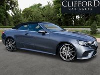 USED 2017 MERCEDES-BENZ E CLASS 2.0 E220d AMG Line Cabriolet 2dr Diesel G-Tronic+ Euro 6 (s/s) (194 ps) 