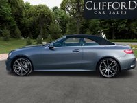 USED 2017 MERCEDES-BENZ E CLASS 2.0 E220d AMG Line Cabriolet 2dr Diesel G-Tronic+ Euro 6 (s/s) (194 ps) 
