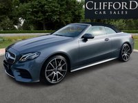 USED 2017 MERCEDES-BENZ E CLASS 2.0 E220d AMG Line Cabriolet 2dr Diesel G-Tronic+ Euro 6 (s/s) (194 ps) 