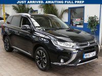 USED 2017 67 MITSUBISHI OUTLANDER 2.0h 12kWh 4hs SUV 5dr Petrol Plug-in Hybrid CVT 4WD Euro 6 (s/s) (200 ps) SUNROOF SAT NAV CAMERA LEATHER HEATED SEATS PARKING SENSORS 2 OWNERS 7 SERVICES TO 62K MILES SEPT 2025