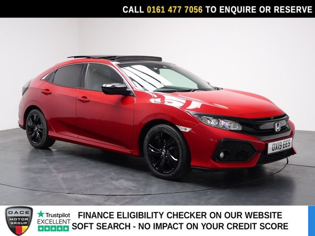 View our Honda Civic 1.0 VTEC Turbo EX Hatchback 5dr Petrol CVT Euro 6 (s/s) (126 ps)