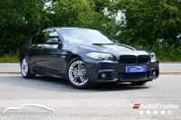 USED 2013 63 BMW 5 SERIES 2.0 520d M Sport Saloon 4dr Diesel Auto Euro 6 (s/s) (184 ps) SOPHISTO GREY METALLIC PAINTWORK + REVERSE CAMERA + HEATED SEATS