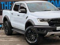 USED 2020 70 FORD RANGER 2.0 ECOBLUE RAPTOR PICKUP DOUBLE CAB 4DR DIESEL AUTO 4WD EURO 6 (S/S) (213 PS) NAV NO VAT - FULL SERVICE HISTORY - WET BELT JUST BEEN DONE - GENUINE  RAPTOR - EURO 6  - HPI CHECK ALL CLEAR - ULEZ / CAZ / LEZ COMPLIANT - AUTOMATIC - METTALIC WHITE PAINTWORK - DOUBLE CAB - SPORT SEATS - SAT NAV - REVERSE CAMERA - CRUISE CONTROL - HEATED SEATS - DUAL ZONE CLIMATE - AIR CONDITIONING - DAB / RADIO / BLUETOOTH - BI XENON HEADLIGHTS -  FINANCE AVAILABLE - ZERO DEPOSIT OFFERS - ALL VANS/CARS WELCOME IN PART-EXCHANGE, ANY AGE, ANY MILEAGE, ANY CONDITION